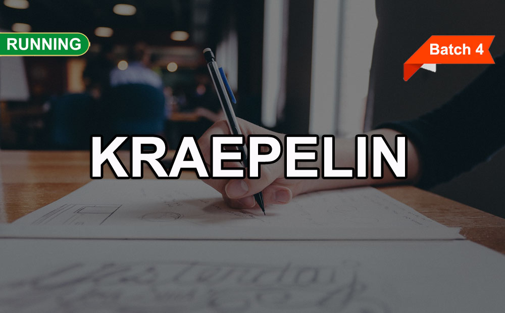 Training KRAEPELIN Online (Batch 4)